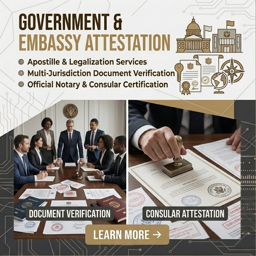 Government Embassy Attestation Services in Bangladesh