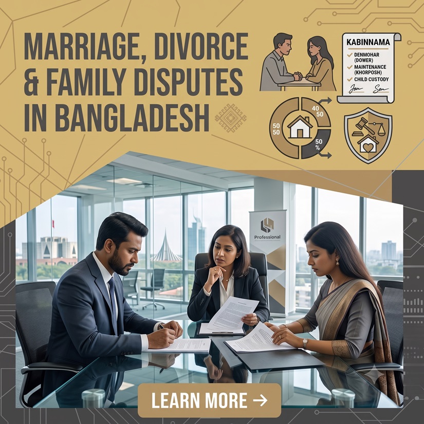 Marriage, Divorce & Family Disputes in Bangladesh