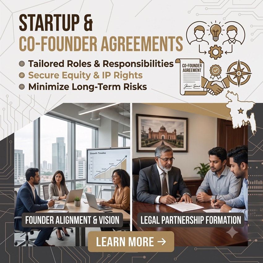 Professional Startup Co-Founder Agreements in Bangladesh